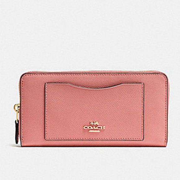 Coach Handbags - COACH F54007 LEATHER ACCORDION ZIP WALLET  NWT
